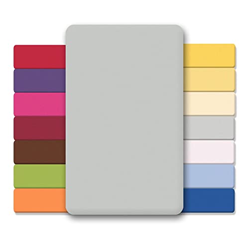 CelinaTex Jersey Spannbettlaken Lucina für Kids Dreierpack 60x120-70x140cm Silber grau 100% Baumwolle gekämmt superweich Spannbettbezug, Leintuch, Bettlaken, elastisch, Strech, Oeko-Tex CelinaTex Jersey Spannbettlaken Lucina für Kids Dreierpack 60x120-70x140cm Silber grau 100% Baumwolle gekämmt superweich Spannbettbezug, Leintuch, Bettlaken, elastisch, Strech, Oeko-Tex von CelinaTex