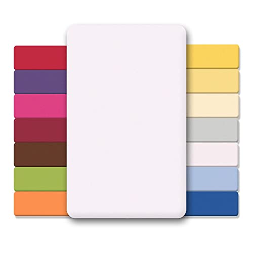 CelinaTex Jersey Spannbettlaken Lucina für Kids 60x120-70x140cm Schnee weiß 100% Baumwolle gekämmt superweich Spannbettbezug, Leintuch, Bettlaken, elastisch, Strech, Oeko-Tex CelinaTex Jersey Spannbettlaken Lucina für Kids 60x120-70x140cm Schnee weiß 100% Baumwolle gekämmt superweich Spannbettbezug, Leintuch, Bettlaken, elastisch, Strech, Oeko-Tex von CelinaTex