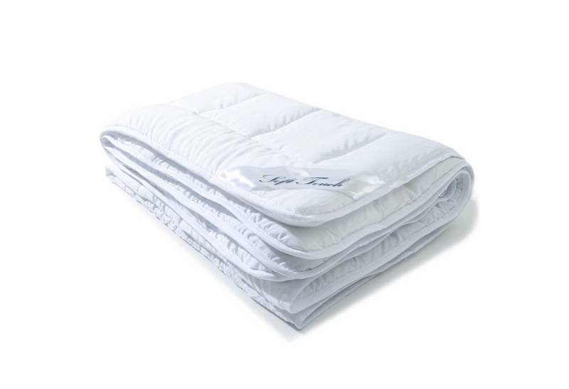 aqua-textil Bettdecke, Kopfkissen + Topper Soft Touch Mikrofaser Ganzjahr Steppdecke Bettdecke 230x220cm von aqua-textil