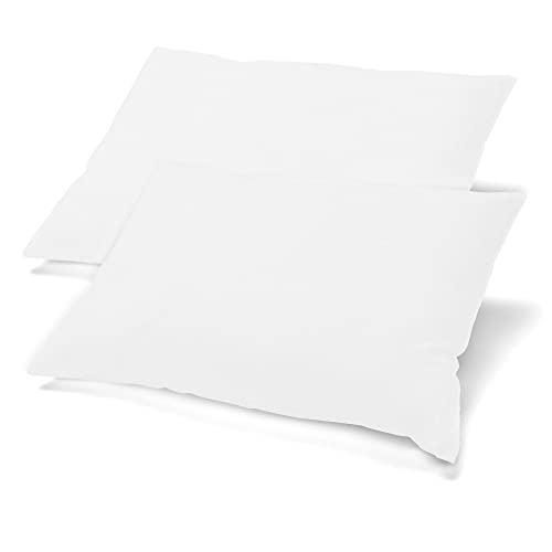 CelinaTex BeBasic Kissenbezug Doppelpack 40 x 80 cm weiß Mikrofaser Kopfkissen Bezug Jersey von CelinaTex