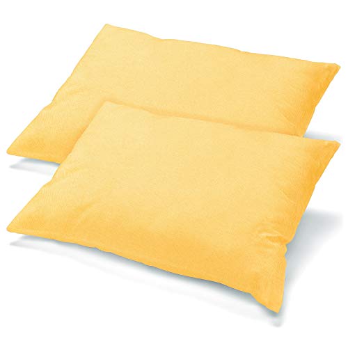 CelinaTex BeNature Kissenbezug Doppelpack 40 x 80 cm Creme gelb Baumwolle Kopfkissen Bezug Jersey 5001802 CelinaTex BeNature Kissenbezug Doppelpack 40 x 80 cm Creme gelb Baumwolle Kopfkissen Bezug Jersey 5001802 von CelinaTex
