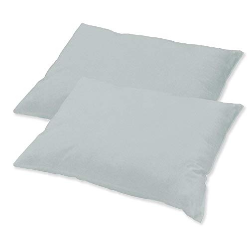 CelinaTex BeNature Kissenbezug Doppelpack 40 x 80 cm Silber grau Baumwolle Kopfkissen Bezug Jersey CelinaTex BeNature Kissenbezug Doppelpack 40 x 80 cm Silber grau Baumwolle Kopfkissen Bezug Jersey von CelinaTex