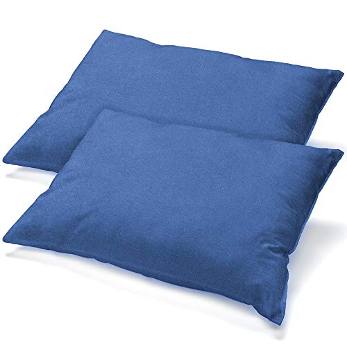 CelinaTex BeNature Kissenbezug Doppelpack 40 x 80 cm royal blau Baumwolle Kopfkissen Bezug Jersey CelinaTex BeNature Kissenbezug Doppelpack 40 x 80 cm royal blau Baumwolle Kopfkissen Bezug Jersey von CelinaTex