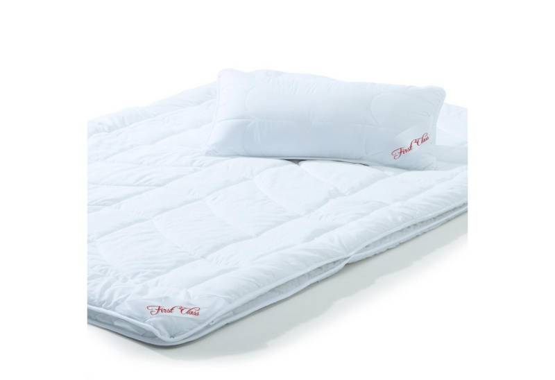 CelinaTex Bettdecke, Kopfkissen + Topper First Class Mikrofaser 4 Jahr. Decke Set 1x135x200cm +Kissen 1x40x80cm von CelinaTex