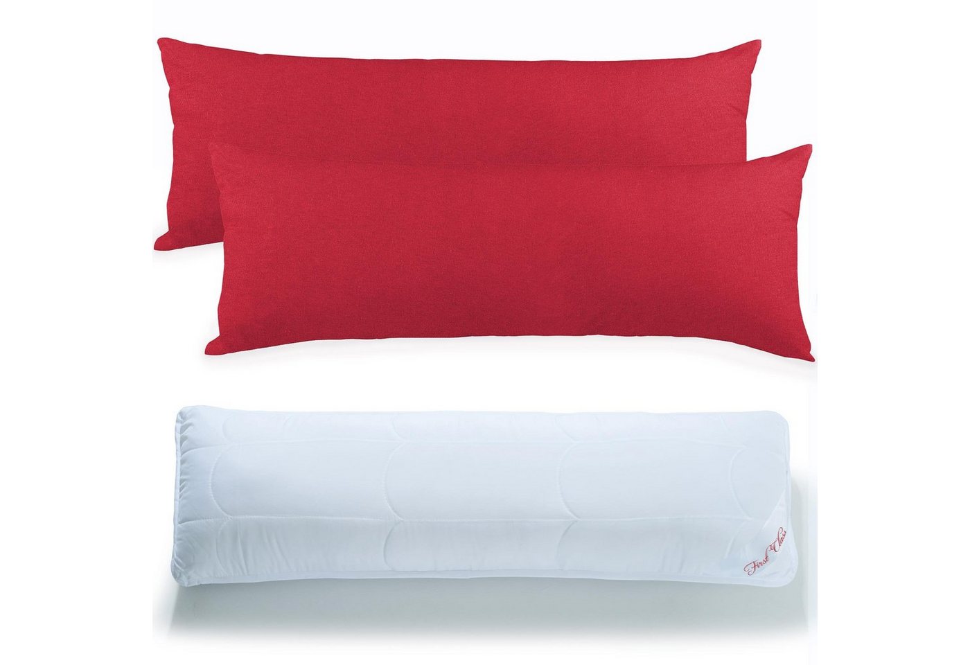CelinaTex Bettdecke, Kopfkissen + Topper First Class Seitenschläfer Kissen 40x145cm +2xBezug BeBasic rubinrot CelinaTex Bettdecke, Kopfkissen + Topper First Class Seitenschläfer Kissen 40x145cm +2xBezug BeBasic rubinrot von CelinaTex