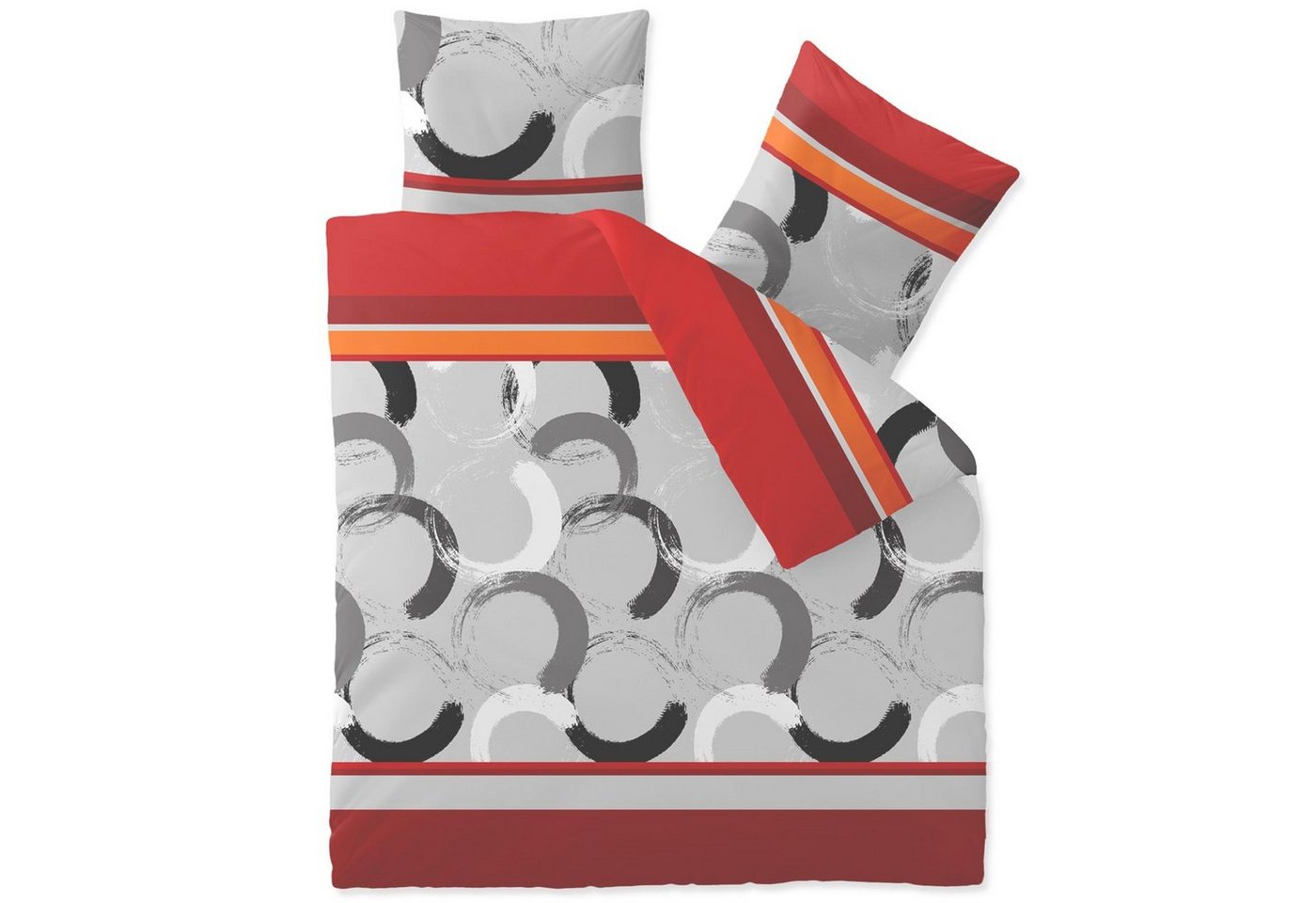 CelinaTex Bettwäsche Style Winter Bettgarnitur Fleece warm 200x220cm Elana, Polyester, 3 teilig von CelinaTex