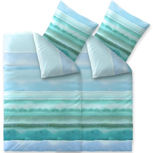 CelinaTex Fashion Bettwäsche 155x220 cm 4teilig Baumwolle Davia Streifen Türkis Weiß Grün CelinaTex Fashion Bettwäsche 155x220 cm 4teilig Baumwolle Davia Streifen Türkis Weiß Grün von CelinaTex