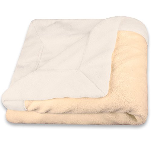 CelinaTex Flauschige Kuscheldecke XXL 220 x 240 cm Creme weiß und beige Decke Sofa Wohndecke Mikrofaser Fleece Oeko-TEX Toronto von CelinaTex