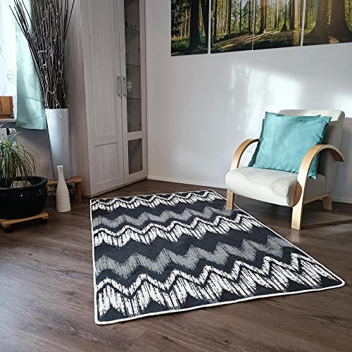 CelinaTex In und Outdoorteppich Carpet XL 120 x 180 cm Design 2 Indoor Outdoor Teppich Balkon Garten Flur Wendeteppich von CelinaTex