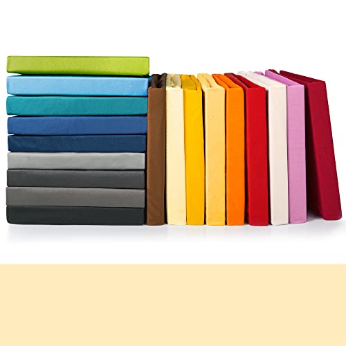 CelinaTex Jade Spannbettlaken 180x200-200x200 cm Natur Microfaser Spannbetttuch Jersey Bettlaken CelinaTex Jade Spannbettlaken 180x200-200x200 cm Natur Microfaser Spannbetttuch Jersey Bettlaken von CelinaTex