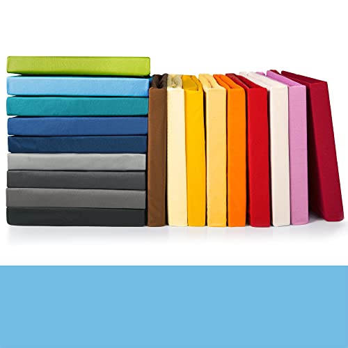 CelinaTex Jade Spannbettlaken 180x200-200x200 cm Aqua blau Microfaser Spannbetttuch Jersey Bettlaken CelinaTex Jade Spannbettlaken 180x200-200x200 cm Aqua blau Microfaser Spannbetttuch Jersey Bettlaken von CelinaTex