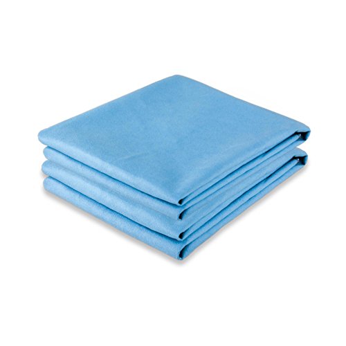 CelinaTex Largo Reise-Badetuch Doppelpack 90 x 180 cm blau Polyester Handtuch für Sport Training Fitness Outdoor von CelinaTex