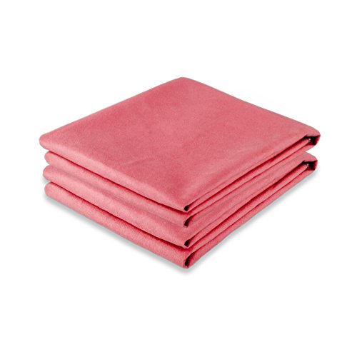 CelinaTex Largo Reise-Handtuch Doppelpack 40 x 80 cm rot Polyester Badetuch für Sport Training Fitness Outdoor von CelinaTex