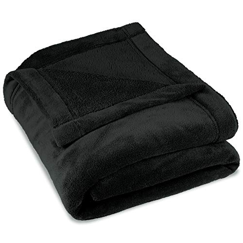 CelinaTex Flauschige Kuscheldecke 150 x 200 cm schwarz Decke Sofa warm Wohndecke weich Mikrofaser Fleece Oeko-TEX Montreal von CelinaTex