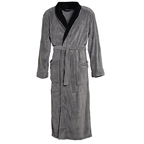 CelinaTex Nevada Bademantel Damen Herren S anthrazit schwarz Mikrofaser Saunamantel Coral Fleece Morgenmantel CelinaTex Nevada Bademantel Damen Herren S anthrazit schwarz Mikrofaser Saunamantel Coral Fleece Morgenmantel von CelinaTex