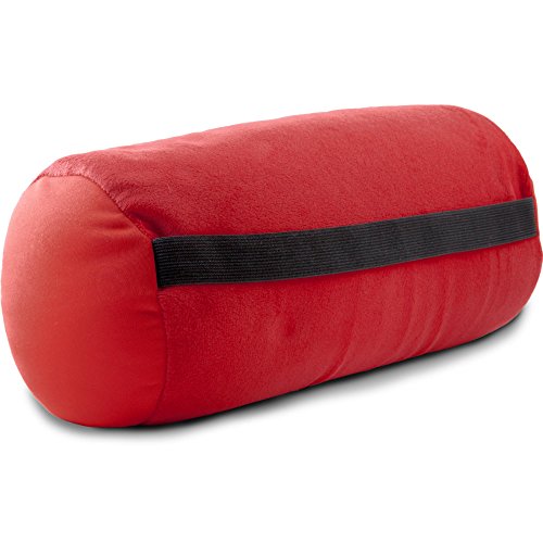 CelinaTex Rullo Nackenrolle mit Gummiband 30 x 16 cm rot Plüsch Auto Nackenkissen Micropearls Füllung Reisekissen CelinaTex Rullo Nackenrolle mit Gummiband 30 x 16 cm rot Plüsch Auto Nackenkissen Micropearls Füllung Reisekissen von CelinaTex