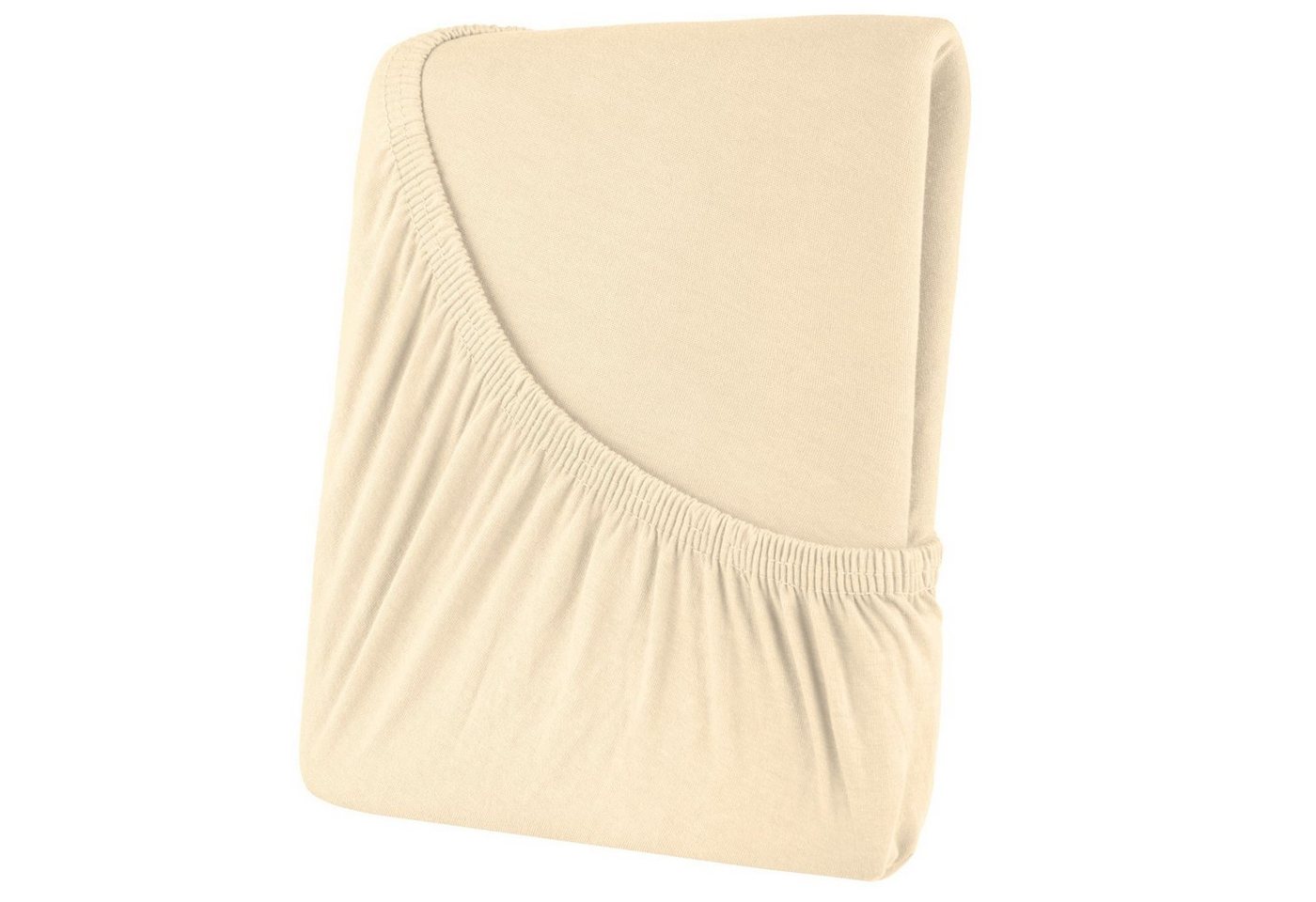CelinaTex Spannbettlaken High-Line Laken Jersey Rundumgummi 60x120-70x140cm natur, Baumwolle, (1 Stück), atmungsaktiv,bügelfrei,faltenfreier Sitz von CelinaTex