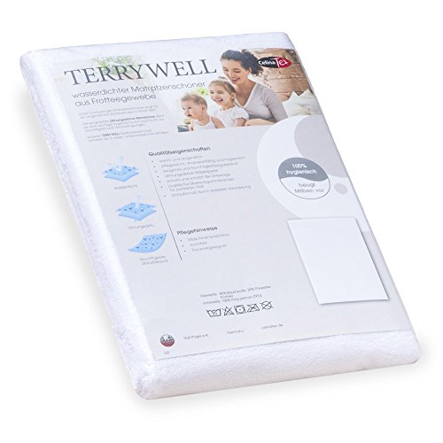 CelinaTex Terrywell Matratzenschoner 70 x 140 cm Frottee Matratzenschutz TPU-Membrane Unterbett wasserdicht Bettauflage von CelinaTex