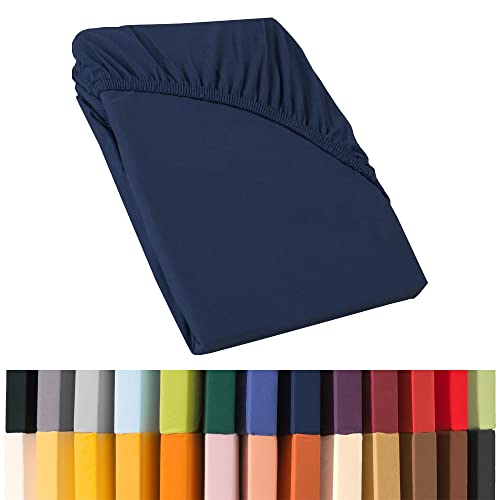 CelinaTex Relax Boxspringbett Wasserbett Spannbettlaken 140x200-160x220 cm dunkel blau Jersey Mako Baumwolle 160g/qm Laken CelinaTex Relax Boxspringbett Wasserbett Spannbettlaken 140x200-160x220 cm dunkel blau Jersey Mako Baumwolle 160g/qm Laken von CelinaTex