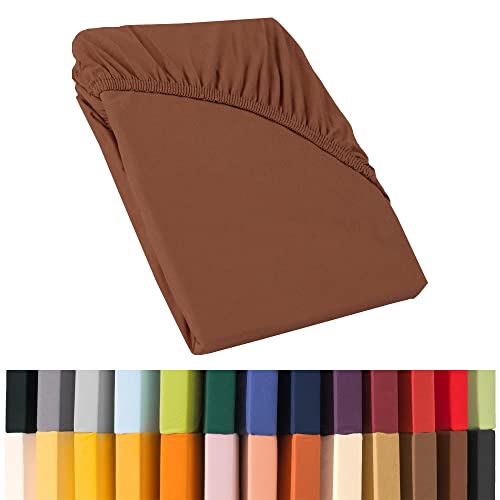 CelinaTex Relax Boxspringbett Wasserbett Spannbettlaken 140x200-160x220 cm kastanien braun Jersey Mako Baumwolle 160g/qm Laken CelinaTex Relax Boxspringbett Wasserbett Spannbettlaken 140x200-160x220 cm kastanien braun Jersey Mako Baumwolle 160g/qm Laken von CelinaTex