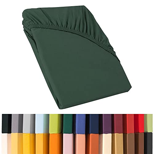 CelinaTex Relax Boxspringbett Wasserbett Spannbettlaken 140x200-160x220 cm tannen grün Jersey Mako Baumwolle 160g/qm Laken CelinaTex Relax Boxspringbett Wasserbett Spannbettlaken 140x200-160x220 cm tannen grün Jersey Mako Baumwolle 160g/qm Laken von CelinaTex