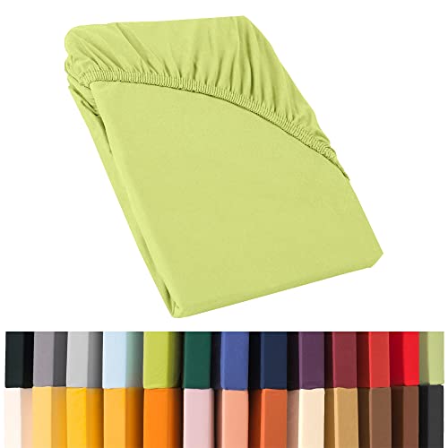 CelinaTex Relax Boxspringbett Wasserbett Spannbettlaken 140x200-160x220 cm Apfel grün Jersey Mako Baumwolle 160g/qm Laken CelinaTex Relax Boxspringbett Wasserbett Spannbettlaken 140x200-160x220 cm Apfel grün Jersey Mako Baumwolle 160g/qm Laken von CelinaTex