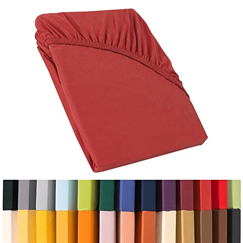 CelinaTex Relax Boxspringbett Wasserbett Spannbettlaken 140x200-160x220 cm Kirsch rot Jersey Mako Baumwolle 160g/qm Laken CelinaTex Relax Boxspringbett Wasserbett Spannbettlaken 140x200-160x220 cm Kirsch rot Jersey Mako Baumwolle 160g/qm Laken von CelinaTex