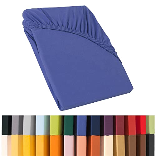 CelinaTex Relax Boxspringbett Wasserbett Spannbettlaken 140x200-160x220 cm royal blau Jersey Mako Baumwolle 160g/qm Laken CelinaTex Relax Boxspringbett Wasserbett Spannbettlaken 140x200-160x220 cm royal blau Jersey Mako Baumwolle 160g/qm Laken von CelinaTex