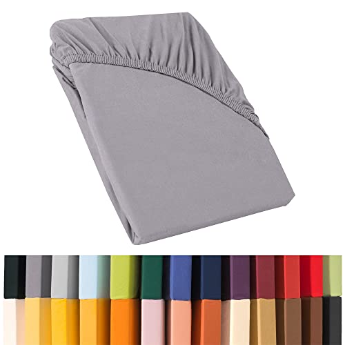 CelinaTex Relax Boxspringbett Wasserbett Spannbettlaken 90x200-100x220 cm Platin grau Jersey Mako Baumwolle 160g/qm Laken CelinaTex Relax Boxspringbett Wasserbett Spannbettlaken 90x200-100x220 cm Platin grau Jersey Mako Baumwolle 160g/qm Laken von CelinaTex