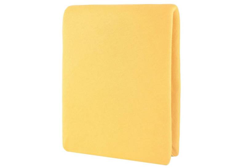 CelinaTex Spannbettlaken Aqua Laken Elastan Rundumgummi 2er Set 90x200-100x220cm cremegelb, Baumwolle, (2 Stück), bügelfrei,dauerelastisch und weich,faltenfreier Sitz von CelinaTex