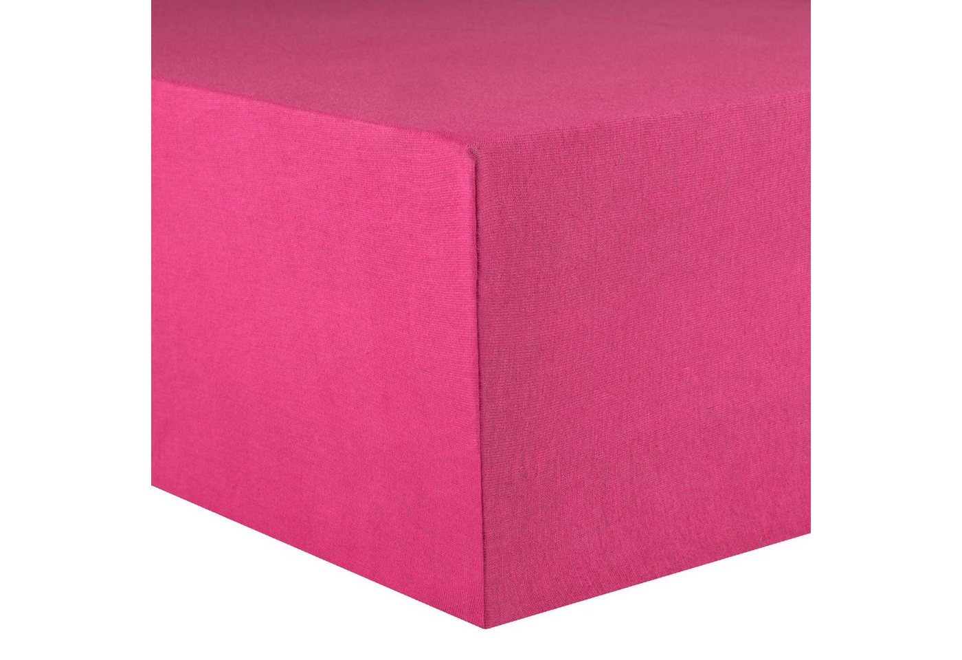 Spannbettlaken Lucina Minis Spannbetttuch Jersey 60x120-70x140cm pink, CelinaTex, Baumwolle, (1 Stück), bügelfrei,faltenfreier Sitz,formstabil und dauerelastisch von CelinaTex