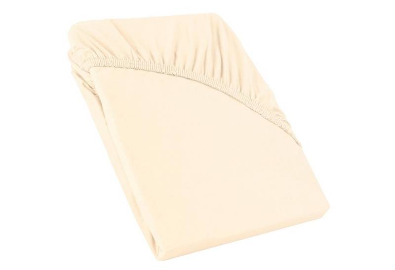CelinaTex Spannbettlaken Relax Spannbetttuch Rundumgummi 140x200-160x220cm natur, Baumwolle, (1 Stück), bügelfreifaltenfreier Sitz formbeständigformstabilhautsympathisch von CelinaTex