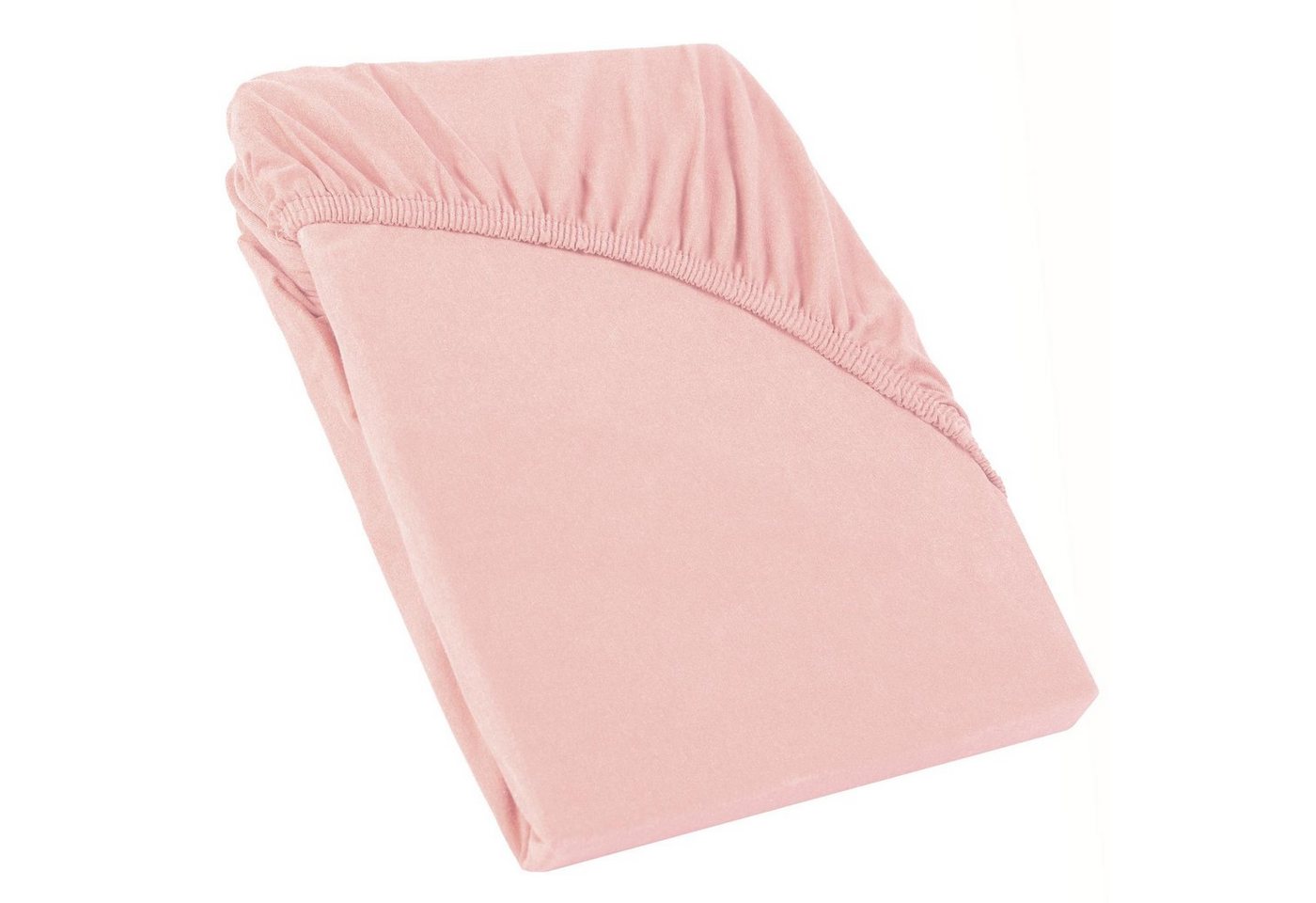 CelinaTex Spannbettlaken Relax Spannbetttuch Rundumgummi 140x200-160x220cm rosa, Baumwolle, (1 Stück), bügelfreifaltenfreier Sitz formbeständigformstabilhautsympathisch von CelinaTex