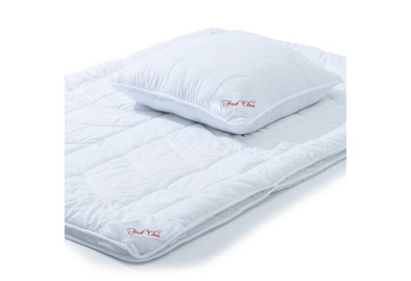 CelinaTex Bettdecke, Kopfkissen + Topper First Class Mikrofaser 4 Jahr. Decke Set 1x150x220 +Kissen 1x80x80cm von CelinaTex