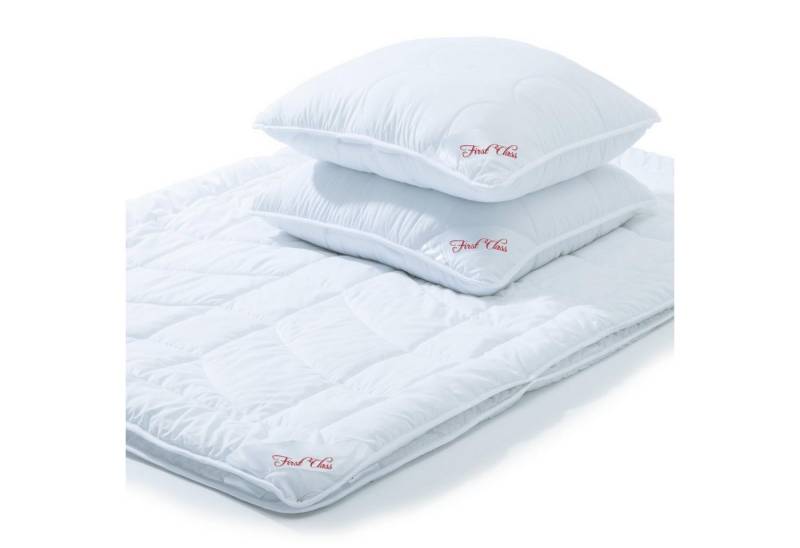 CelinaTex Bettdecke, Kopfkissen + Topper First Class Mikrofaser 4 Jahr. Decke Set 1x200x200cm +Kissen 2x80x80cm von CelinaTex