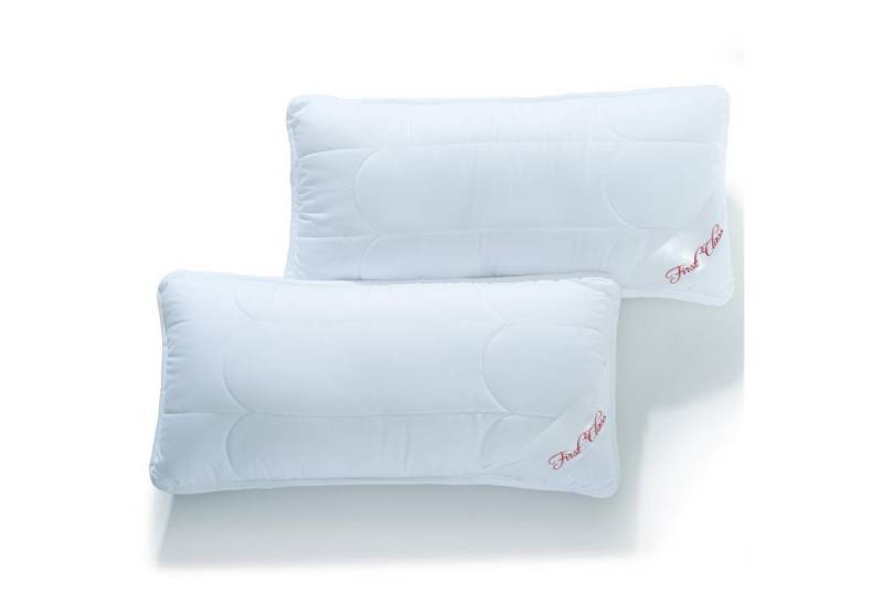 CelinaTex Bettdecke, Kopfkissen + Topper First Class Mikrofaser Kopfkissen Bettkissen 2er Set 40x80cm 2x600g von CelinaTex