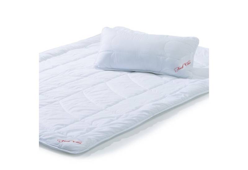 CelinaTex Bettdecke, Kopfkissen + Topper First Class Mikrofaser Sommer Decke Set 1x155x200cm +Kissen 1x40x80cm von CelinaTex