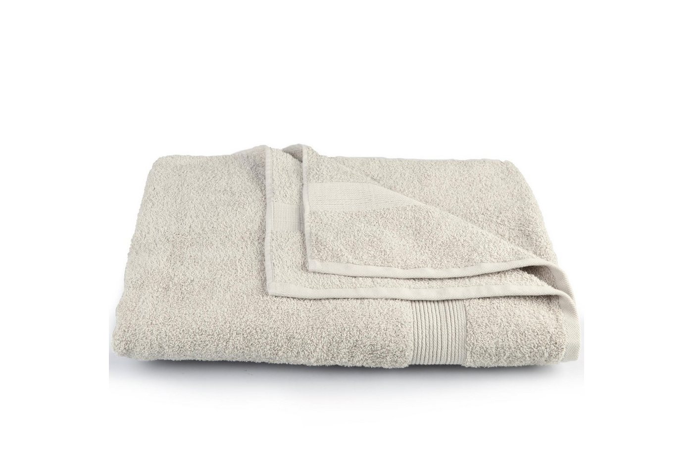 CelinaTex Saunatuch Bari Handtuch Strandlaken Frottee 80x200cm platingrau, Baumwolle (1-St), bügelfreiformstabilhautsympathischkuschelweichlanglebigsaugstark von CelinaTex