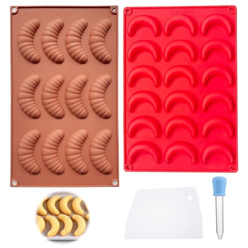 2 Pcs Vanillekipferl Backform Vanillekipferl Ausstecher Vanillekipferl Backform Silikon Vanillekipferl Form Vanille Kipferl Form Backform Vanillekipferl Mit Schaber Und Lebensmitteltropfer 2 Pcs Vanillekipferl Backform Vanillekipferl Ausstecher Vanillekipferl Backform Silikon Vanillekipferl Form Vanille Kipferl Form Backform Vanillekipferl Mit Schaber Und Lebensmitteltropfer von Celiodd
