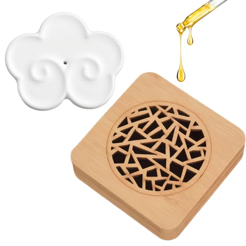 Diffuser Ätherische Öle,Duftsteine Für ätherische Öle,Ätherische Öle Für Diffuser,Duftstein Mit Hölzerner Räucherkiste Mit Räucherschachtel,Für Aromatherapie in Schlafzimmer,Badezimmer (Ruyixiangyun) Diffuser Ätherische Öle,Duftsteine Für ätherische Öle,Ätherische Öle Für Diffuser,Duftstein Mit Hölzerner Räucherkiste Mit Räucherschachtel,Für Aromatherapie in Schlafzimmer,Badezimmer (Ruyixiangyun) von Celiodd