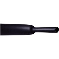 145128 Schrumpfschlauch ohne Kleber Schwarz 19.10 mm 9.50 mm Schrumpfrate:2:1 1 m - Cellpack von CellPack