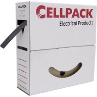 Cellpack - 204298 Schrumpfschlauch ohne Kleber Grün, Gelb 3 mm 1 mm Schrumpfrate:3:1 15 m von CellPack