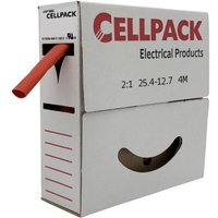 Cellpack Schrumpfschlauch in Abrollbox 4m SB/25.4-12.7/rot/4m - 127094 von CellPack
