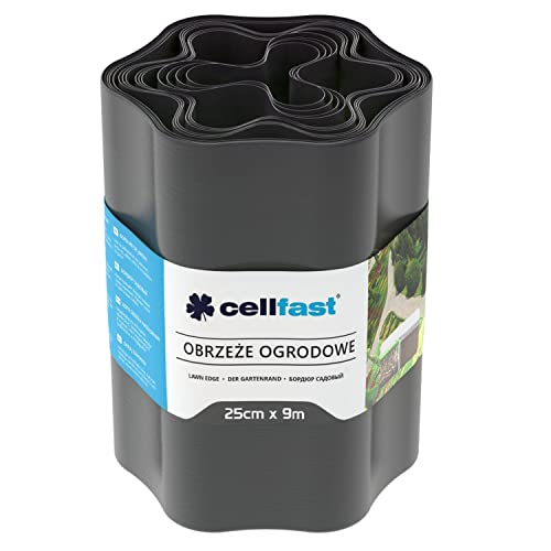 Cellfast Rasenkante Rasenkante Gartenkante Flexibel UV Beständig Wasserdicht Einfache Installation Hohe Qualität Graphit 25cm x 9m Cellfast Rasenkante Rasenkante Gartenkante Flexibel UV Beständig Wasserdicht Einfache Installation Hohe Qualität Graphit 25cm x 9m von Cellfast