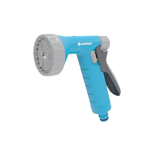 CELLFAST Gartenbrause Sprinklerpistole Spritzpistole Gartensprinkler Rasensprenger Für Rasen Blumen Pflanzen Safetouch System Rain Ideal von Cellfast