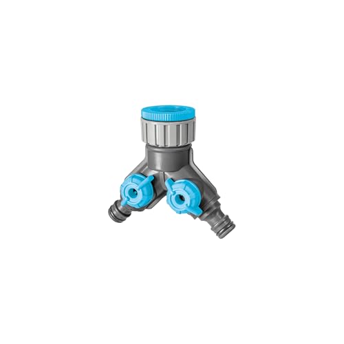 CELLFAST Verteiler Doppel Anschluss Gartenschlauch Abzweig Stufenlose Regulierung Hahn G3/4" G1" Ideal CELLFAST Verteiler Doppel Anschluss Gartenschlauch Abzweig Stufenlose Regulierung Hahn G3/4" G1" Ideal von Cellfast