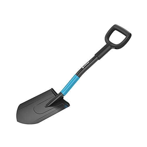 Cellfast cellPRO Gärtnerspaten Spaten Rund Gärtnerspaten Ergonomischer Griff SAFETOUCH 120cm, 40-006, Schwarz von Cellfast