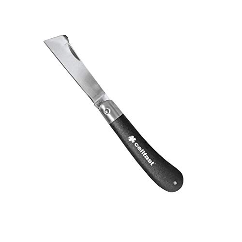 Cellfast 40-262 Gartenmesser Okuliermesser Taschenmesser Blummenmesser mit Stahlklinge 3Cr13 Stahl von Cellfast
