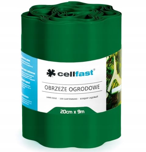 Cellfast 5901828850851 Rasenkante, dunkelgrün, 0.422 x 0.422 x 0.1 cm von Cellfast