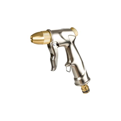 CELLFAST Gartenbrause Sprinklerpistole Spritzpistole Gartensprinkler Rasensprenger Für Rasen Blumen Pflanzen Stufenlose Regulierung Blockade Des Dauerbetriebs Robust Brass von Cellfast